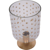 Laura Ashley Stars Glass Hurricanes